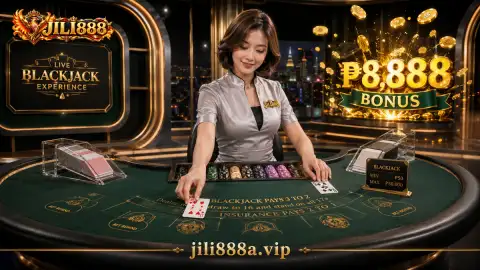 JILI888 roulette wheel in motion above the live casino table