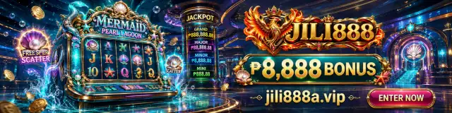 JILI888 slot world with a firelit gold and scarlet reel scene