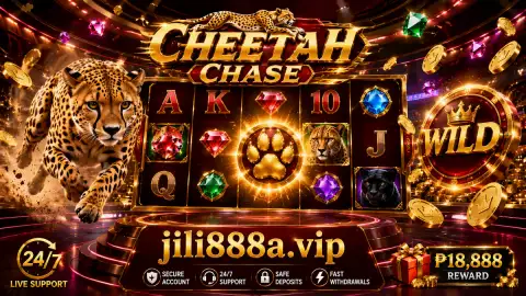 jili888 slot vip login: JILI888 slot cabinet with a hand paused beside the spin control before the reels move