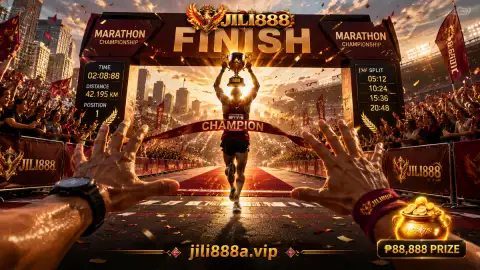 Basketball player paused at the free-throw line in a generic JILI888 Sports court scene